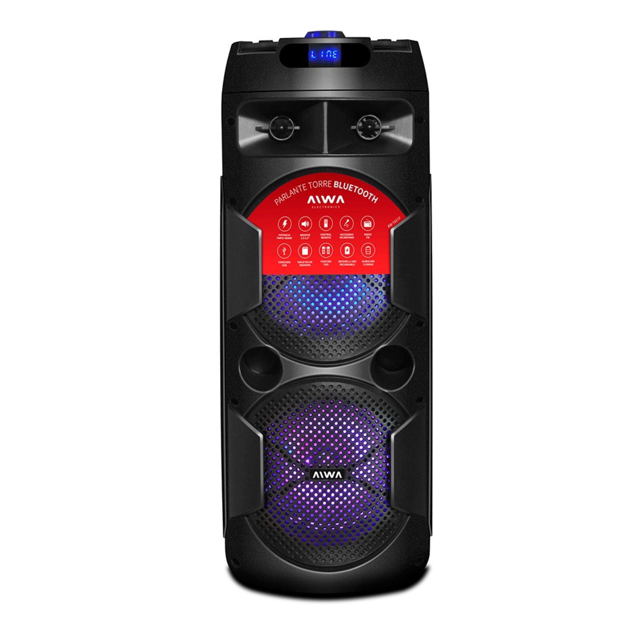 Altavoz Torre Karaoke Portatil Multimedia Bluetooth con mando